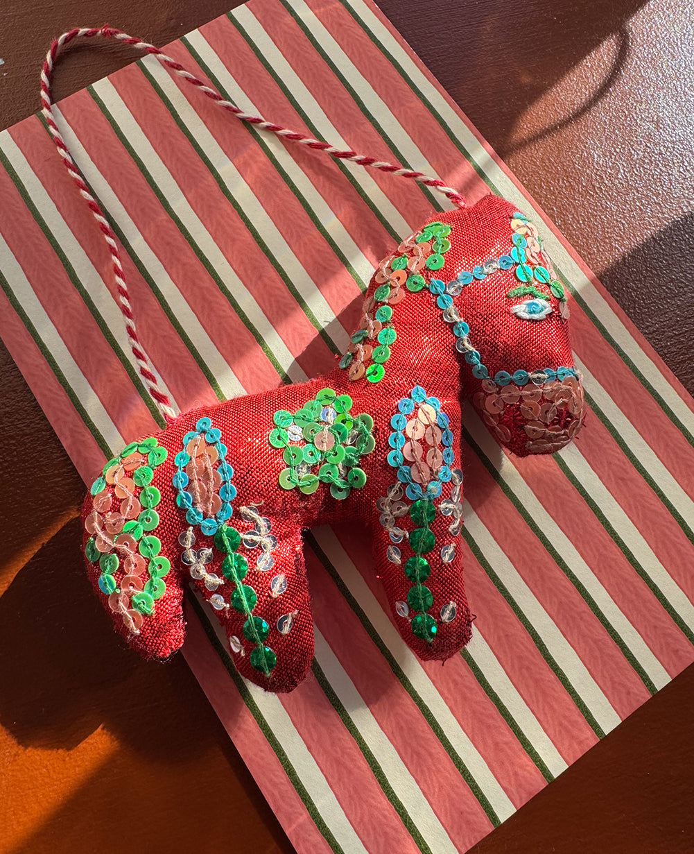 Sissel Edelbo | Julepynt Rød Hest