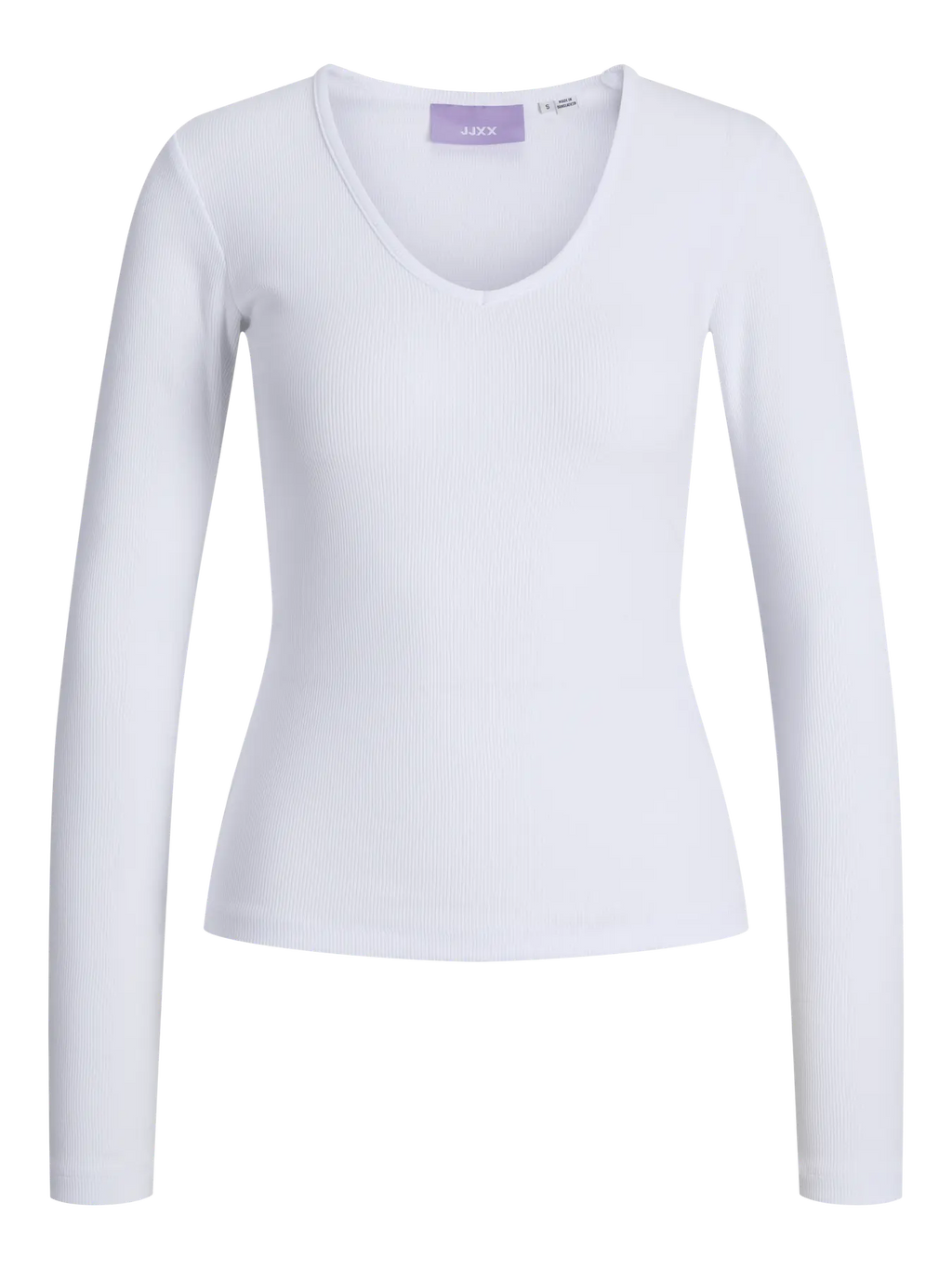 JJXX - Freya V-neck Top Hvid