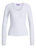 JJXX - Freya V-neck Top Hvid