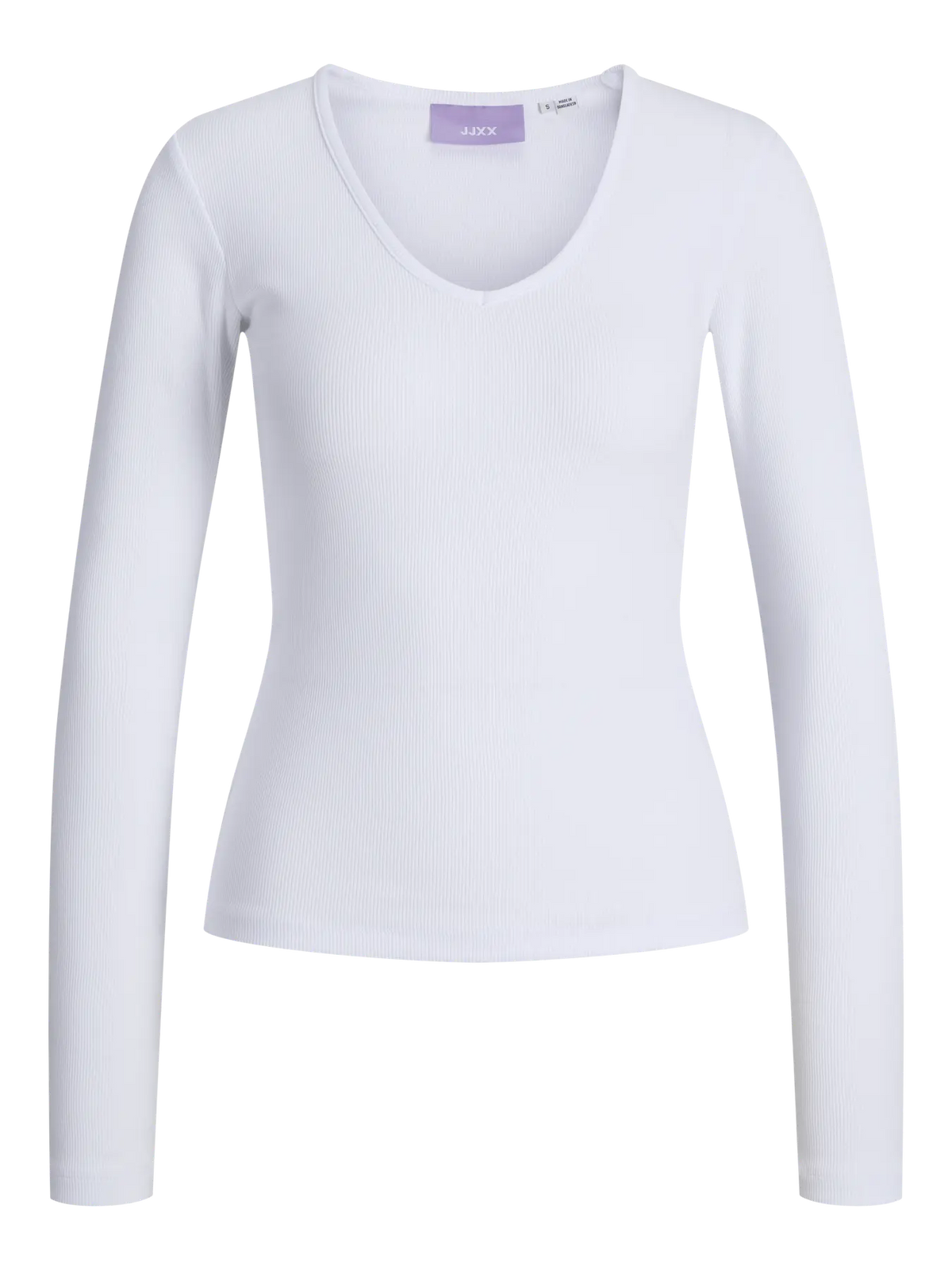 JJXX - Freya V-neck Top Hvid