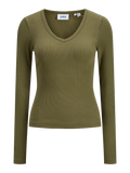 JJXX | Freya V-neck Top Olivengrøn