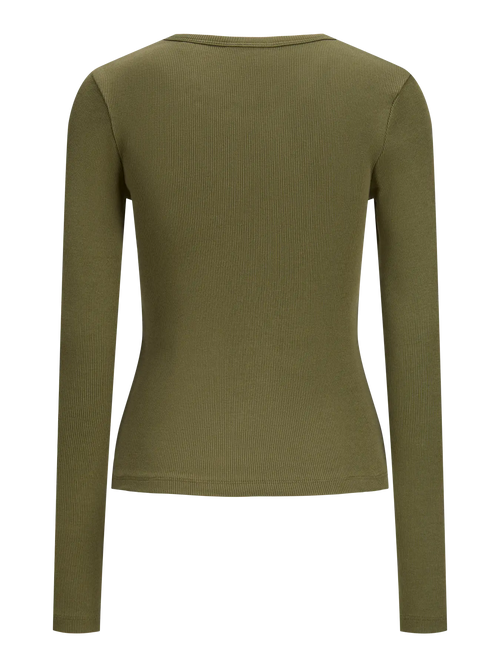JJXX | Freya V-neck Top Olivengrøn